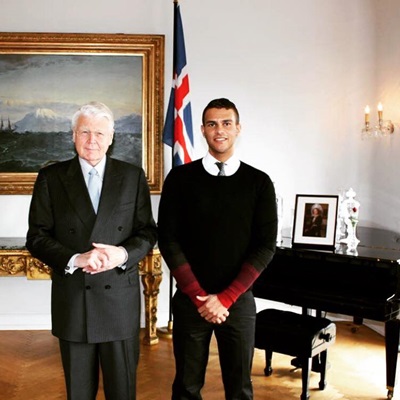 Troy met the President of Iceland, Mr. Ólafur Ragnar Grímsson to discuss a "ridiculous" ban preventing gays from donating blood in Iceland. "He is totally on the same page as me regarding that," Troy says. 